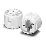 Kompaktfénycső foglalat gyűrűvel 18W 600V G24d-2/GX24d-2 beépíthető műanyag 35840 01 038 Vossloh